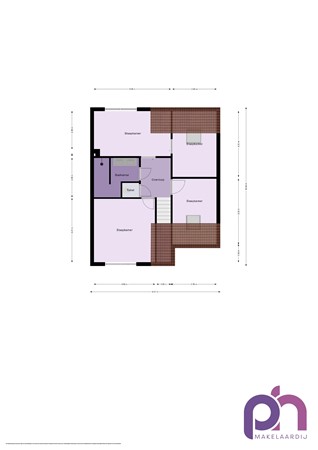 Floorplan - Hoenderhof 18, 3281 RP Numansdorp